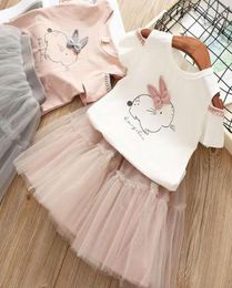 kids designer clothes girls summer suits short Tshirts and tutu skirt middle and small kids clothing63235806318813