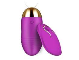 10Frequency Vagina Balls Vibrating Love Egg Rechargeable Wireless Remote Control Jumping Egg Massager For Body Massage Sex Toy S94841715