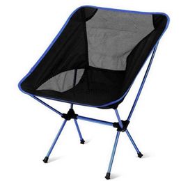 Camp Furniture 1 Piece Ultralight Portable Fishing Chair Beach Chair Camping Chair Moon Chair Royal Blue YQ240315