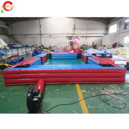 Free Shipment Outdoor Activities 10mLx5mW (33x16.5ft) with 16balls Human Foot Snooker INFLATABLE FOOTBALL POOL TABLE sport game for sale