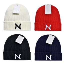 Designer-Mütze, neue Strickmütze, 2024, neue neutrale warme Mütze, Modetrend, Straßenmarke, Skimütze, warme Mütze für Herbst und Winter
