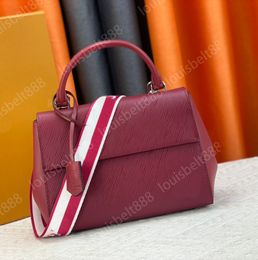 NEW Fashion luxury brand Designer Bag for Woman messenger tote Crossbody classic flap Plain bag water ripple Leather Wide shoulder straps Bag purse wallet clutch