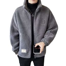 Куртка осенне-зимняя мужская хлопковая одежда на зернистом пуху, утолщенная модная брендовая одежда