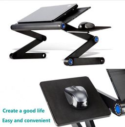 Ergonomic Laptop desk vented lap computer bed table portable etable with mouse pad allo039y notebook support stand study Sofa3762987