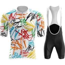 Cycling Bib Men's Bike Clothing Tricuta Man Shorts Uniform Jacket Suit Clothes Pants Gel Sleeve Sports Set Summer 2024 Jersey