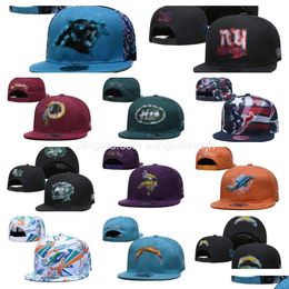 Ball Caps Brand All Teams Logo Designer Hats Baskball Snapback Embroidery Football Sun Mesh Flex Beanies Hat Hip Hop Sport Snapbacks Dhdc7