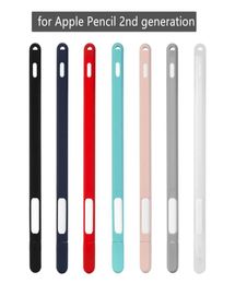 New Soft Silicone Case Anti slide for Apple Pencil 2nd Generation Random Colour Compatible For iPad Tablet Touch Pen Stylus Protect9210980