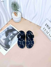 Luxury baby Sandals summer high quality Kids shoes Cost Price Size 26-35 Including box Shiny patent leather Child Slippers 24Mar