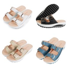 Designer Sandal Slipper Slides Shoes Mens Women Buckle Classic Mens Fashions Sandal sizes35-42 GAI Fashions Floral Slipper black whites