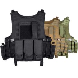 Tactical Vests Camouflage Sports Tactical Hunting Vest Airsoft Light Vest Military Equipment Combat Vest Bulletproof 240315