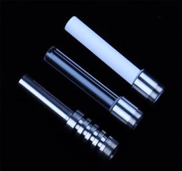 Smoking Accessories 510 Replacement Thread 10mm/14mm/18mm Titanium Ceramic Quartz Tip Nail For Collector Kit Concentrate Dab Straw9147242