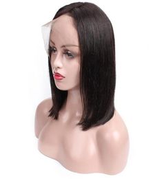 KISSHAIR short Bob wig 4x4 13x4 lace frontal human hair wigs 8 10 12 14 inch remy Indian Brazilian Malaysian hair for women7462820