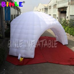 wholesale 8mD (26ft) With blower wholesale Luxury white inflatable spider dome tent