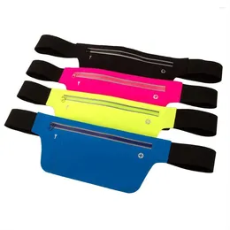 Outdoor Bags Non-Slip Ultra Thin Waist Pack Invisible Lycra Fabric Fit Hidden Security Wallet Bag Belt Sports Waistpack