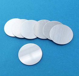 Aluminum Stamping Tags Mirror Finish Grey Round Circle Disc Tags Blank 58mm 0758LT DROP 7035307