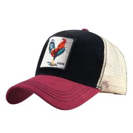 New Summer Trucker Hat With Snapbacks and Animal Embroidery For Adults Mens Womens Adjustable Curved Baseball Caps Designer Su216M