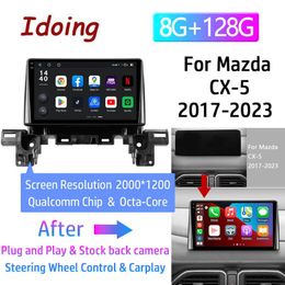 For mazda CX-5 2017-2022 Car Stereo Radio Player GPS Android Touch Screen 8+128G