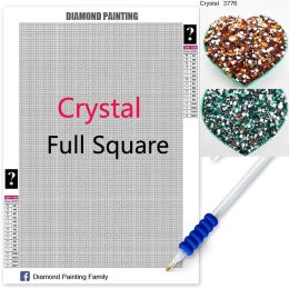 Stitch Crystal Full Square Mystery 5D Diamond Painting Cross Stitch Resin Crystal Stone Diamond Embroidery Mosaic Home Decor Paintings