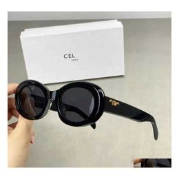 Sunglasses Retro Cats Eye For Women Ces Arc De Triomphe Oval French High Street Drop Delivery Fashion Accessories DhpbgTDDY