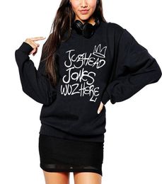 Vsenfo Jughead Jones Wuz Here Crewneck Sweatshirt Women Casual Hoodies Hipster Tv Shows Ladies Juggie Sweatshirt5083953