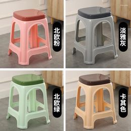 Camp Furniture LCL50 Thickened Household Adult Plastic Stool Rubber Chair Outdoor High Simple Living Room Bench