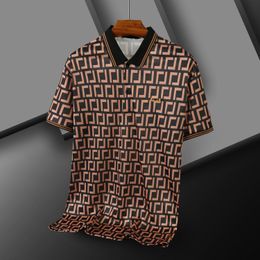 2024 Luxury Europe Paris patchwork men Tshirt Fashion Mens Designer T Shirt Casual Men Clothes medusa Cotton Tee luxury polo