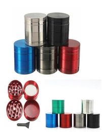 Grinder Zinc Alloy Grinders Smoking 4 Layers Tobacco Colourful Herb Grinder CNC Teeth Accessories Hand Muller Tool LSK2578228081