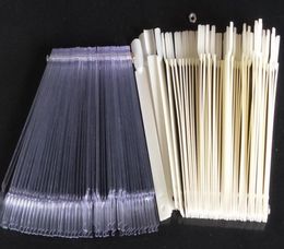 50Pcs Nature 50Pcs Clear Nail Art Tips Stick Display Practise Fan Board For Nail Art Supply2482707