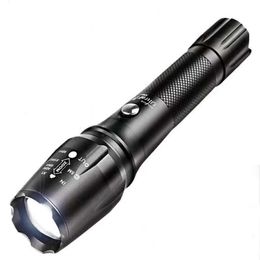 Flashlight, Strong Light, Rechargeable, Bright, Outdoor Range, Mini Portable, Multi Functional, Household, Ultra Long Range LED Light 301206