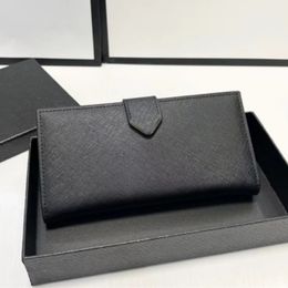 Woman Mens Long Wallets designer wallet card holder luxury purse holders men wallets handbag zipper pocket Real Leather TOP