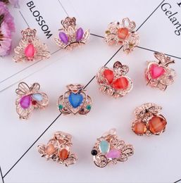 Hair Ornaments Claw Headwear Accessories Imitation Crystal Metal Hair Claws Clip for women Girls Crown Fashion Hair Claw 1281992