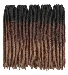18inch Dreadlocks Crochet Braids Crochet Hair Extensions Faux Locs Straight Synthetic Braiding Hair Soft Styles fashion 2020 whole8575404