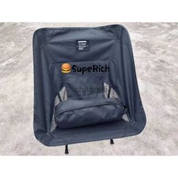 Camp Furniture NBHD blackened canvas folding chair Moon chair outdoor camping portable light and easy to store thick car. YQ240315