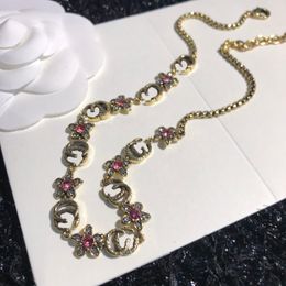 Brass 925 necklace street shot style full of women's Jewellery