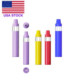 USA STOCK 1.0ml Rechargeable Empty Disposable Vape Pen 350mah Battery for Thick Oil Stater Kits 50pcs/case Sample Order Customise LOGO Device Mixed Colour