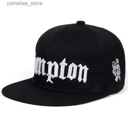 Ball Caps COMPTON embroidery Baseball Cap Hip Hop Snapback caps flat fashion sport Hat For Unisex Adjustable dad hatsY240315