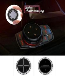 iDrive Car Multimedia Buttons Cover M Emblem Stickers for BMW E46 E39 E90 E36 F30 F10 X5 E35 E34 E30 F20 E92 E60 M564512435503590