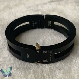 Alyx 1017 9sm Bangles Wristband Unisex Trendy Alyx Stainless Steel Bracelet Q0717228c