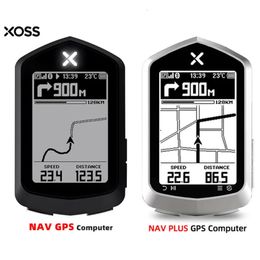 XOSS NAV NAV NAV Plus GPS Bike Computer Cycling Bicycle Sensors MTB Road ANT Map Route Navigation Wireless Speedometer 240301