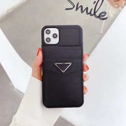 PP015 - PP018 Luxury Classic Fashion Phone Case for IPhone 15 14 Plus 13 ProMax 12 11 Pro Max X XR XS Max Rhombus Diamond Texture Phone Cover Card Holder Customized Logo Bag