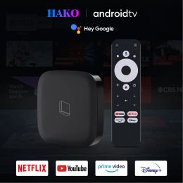 HAKO Pro Smart TV Box Android 11 Google Certification box Amlogic S905Y4 Wifi BT5.0 8K HDR Media Player Set Top Box