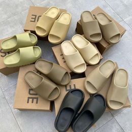 Slippers Men Woman Onyx ocre osso vermelhão mineral linho sandálias pura resina ararat mx areia cinza azul enxofre brilho verde eame laranja sapato de núcleo