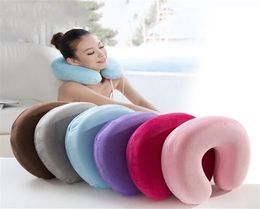 Pillow Neck UShape Pillows For Car Aeroplane Support Memory Foam Travel Accessories Comfortable Sleep Home5586738
