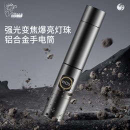 Super Bright Tactical Flashlight, Mini Portable, Multifunctional, Ignitable, Safe, Broken Window, Lifesaving, Outdoor Self-Defense Suit 118930