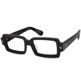 Sunglasses Frames Designer Brand Classical Eyeglasses Men Black Tortoise Acetate Glasses High End Quality Eyewear