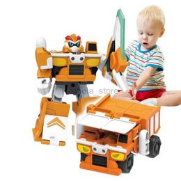 Transformation toys Robots Transforming robots truck construction toy for construction transforms robot creative and fun toy Puzzle for kids for kids 2400315