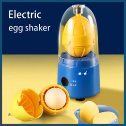 Electric Egg Shaker Yolk Mixer Usb Rechargeable Automatic Beater Rotary Cooking Baking Tools Kitchen Accessories 240307