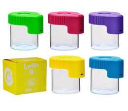 new led magnifying stash jar mag magnify viewing container glass storage box usb rechargeable light smell proof stock7600092