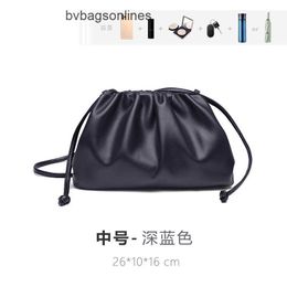 Counter Quality Bottegs Venets Jodie Bags Designer New Cloud Simple Soft Leather Shoulder Solid Colour Crossbody Korean Version with Original 1:1 Logo