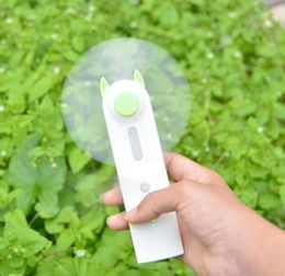 Mini Handheld Fan With Mister USB Nano Spary Diffuser Fold Air Humidifier Ventilador Portable 500Mah Battery Rechargeable Silent Fans